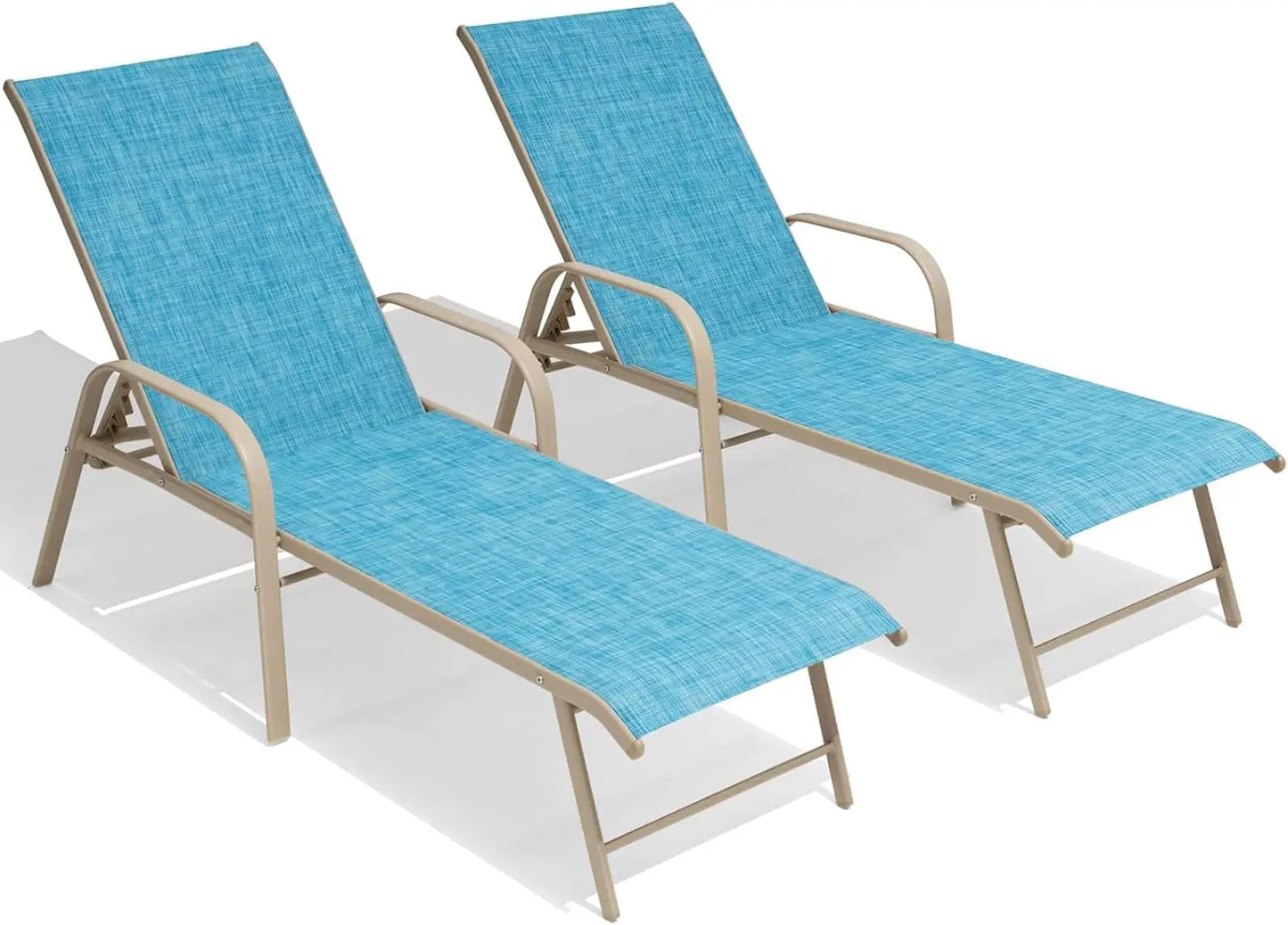 Aluminum Fabric Chaise Lounge Chair