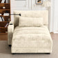 Oversized Chaise Lounge Chair with Pillow