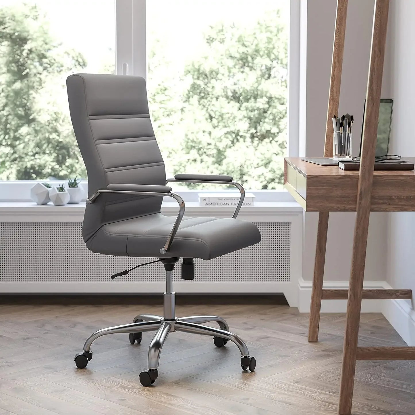 Modern Soft Leather Executive Swivel Office Chair