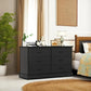 Modern Wood Chest Double Dresser