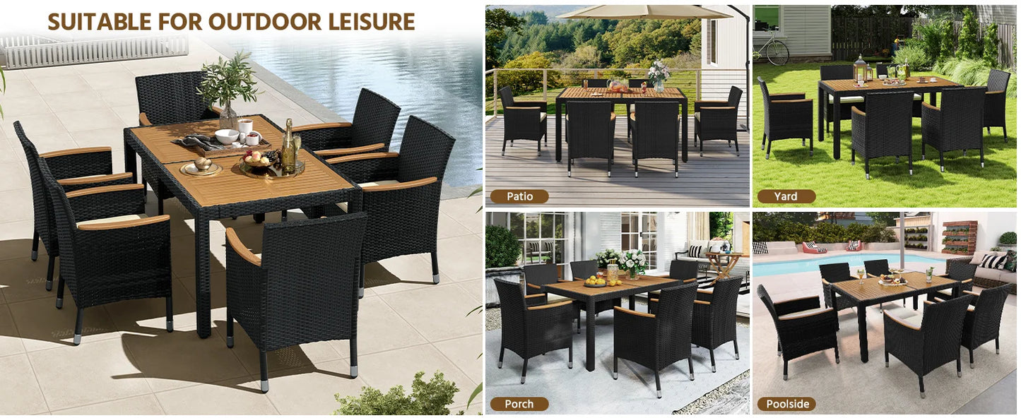 Rattan Outdoor Dining Set