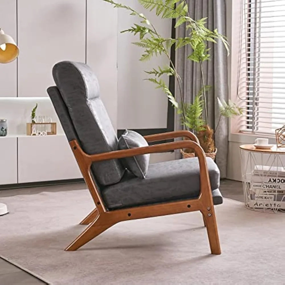 Modern Accent Chair with Pillow