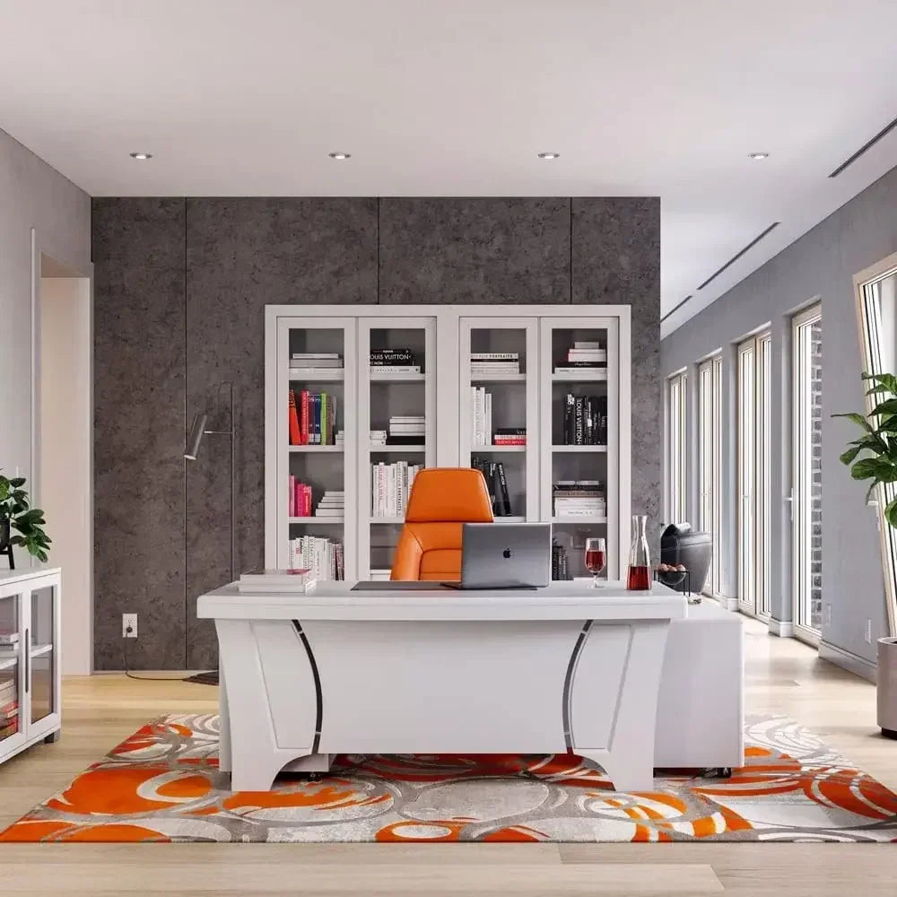 Modern Genuine Leather Executive Chair