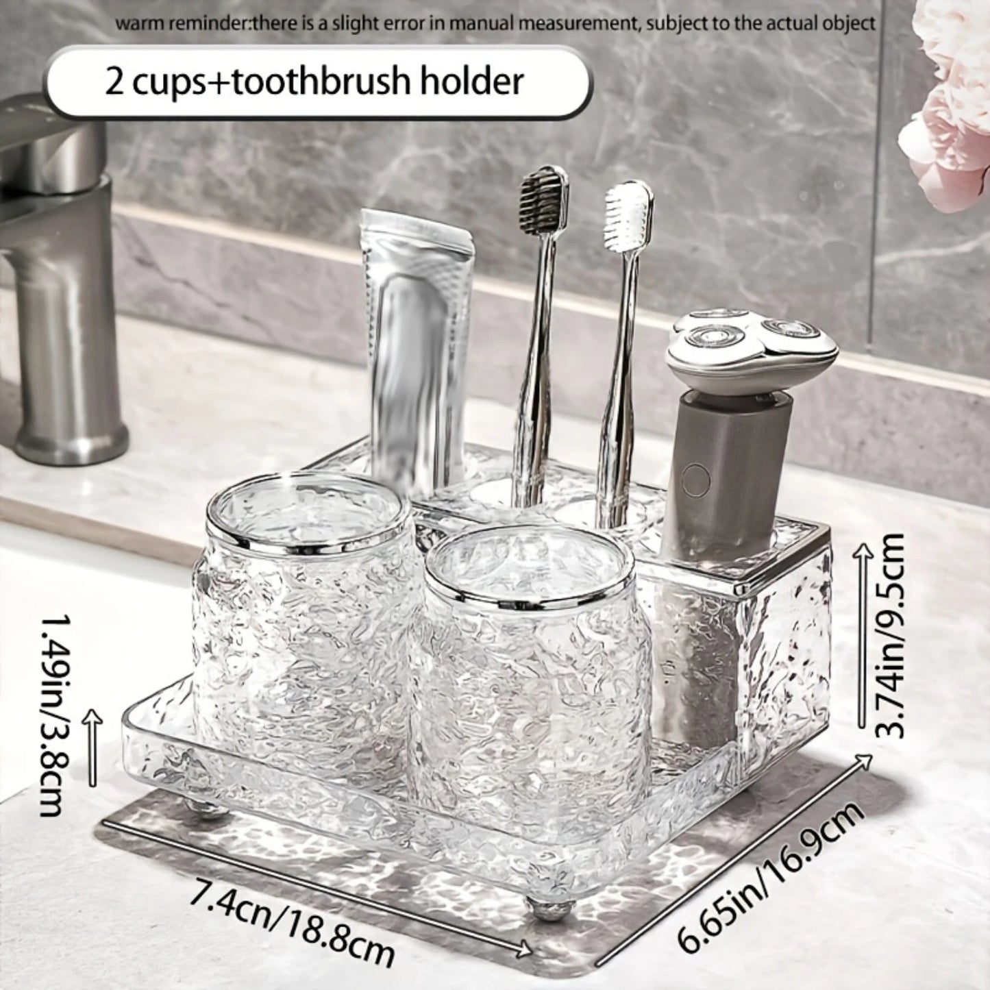 Sleek and Stylish Bathroom Essential Set