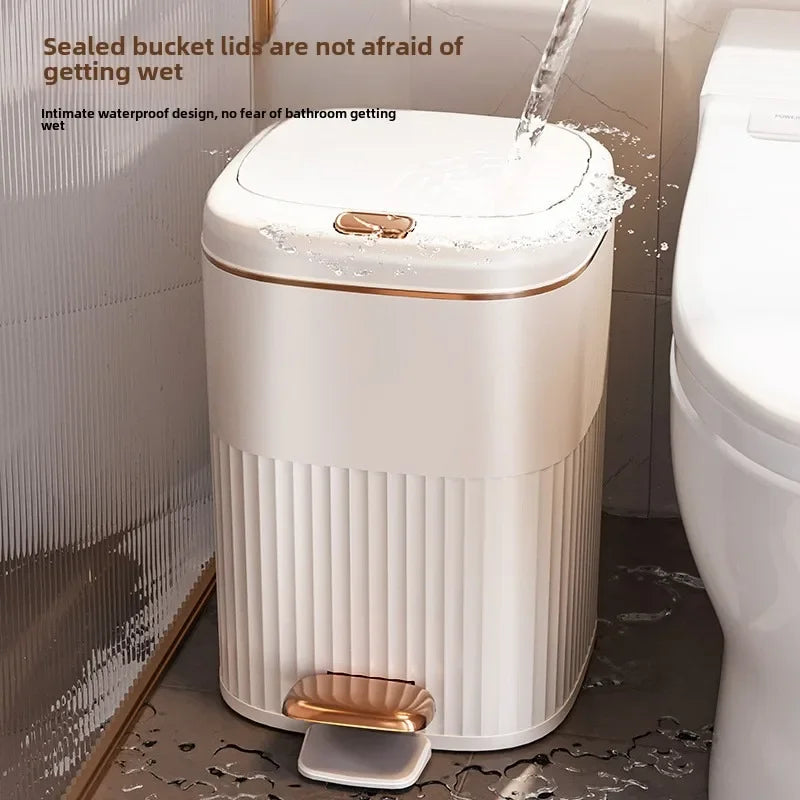 Modern Minimalist Foot Pedal Waste Bin