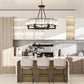Vintage  Round Crystal Chandelier