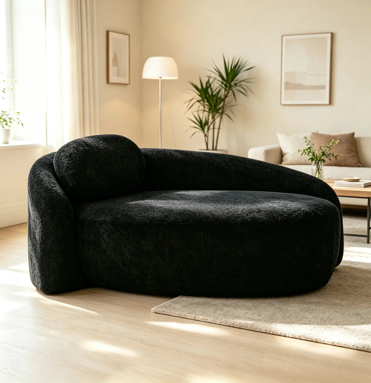 Modern Bouclé Cloud Lounge Chair