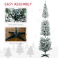 Slim Pencil Artificial Christmas Tree with LED Light