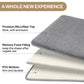 Premium Thick Microfiber Non-Slip Bath Mat, 4 Piece Set