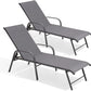 Aluminum Fabric Chaise Lounge Chair