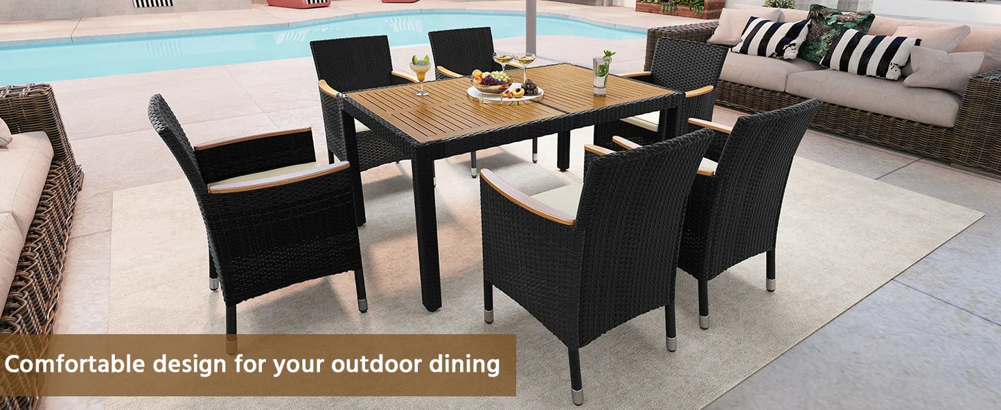 Rattan Outdoor Dining Set