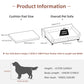 Luxurious Pet Snuggle Lounge Chair with Removable Cushion