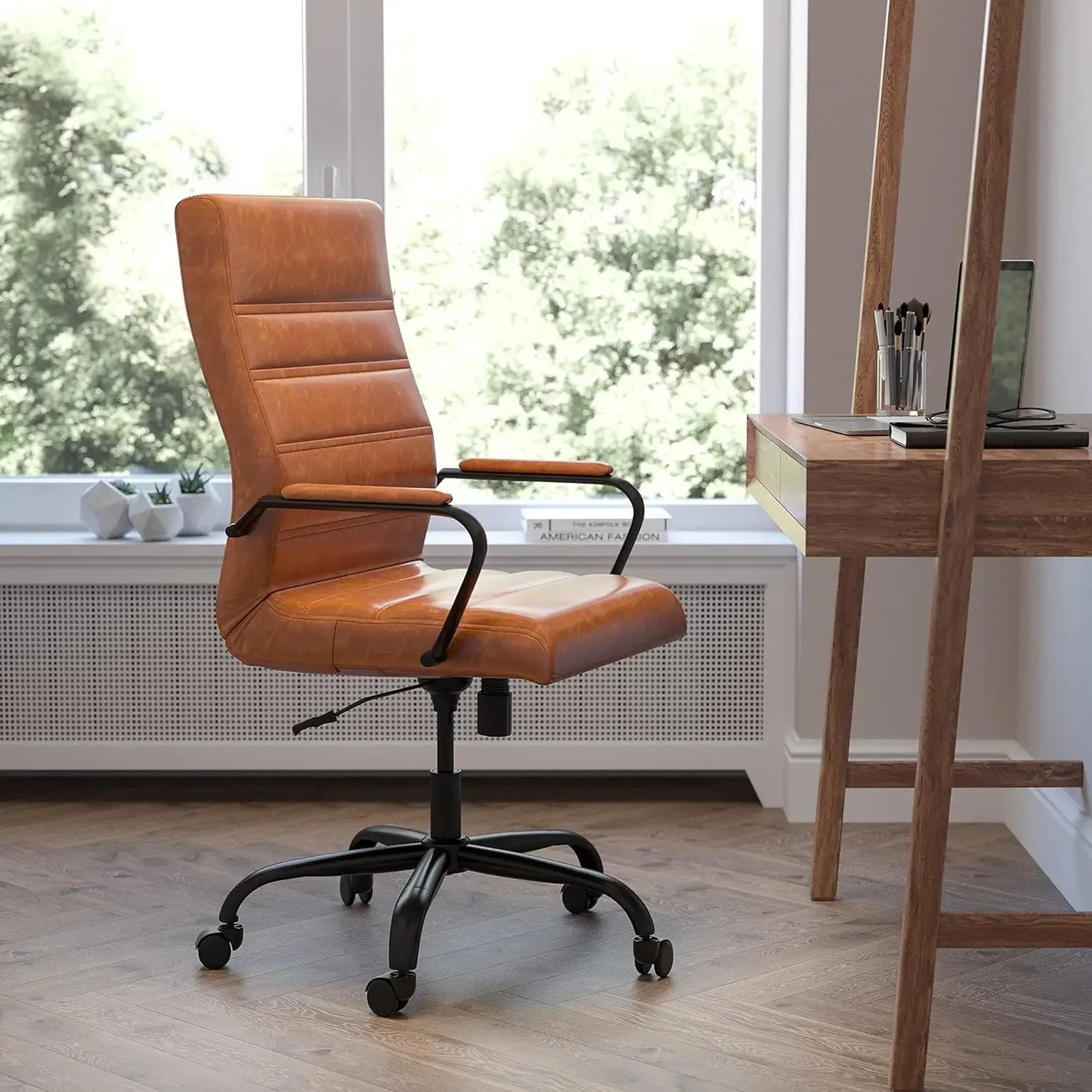Modern Soft Leather Executive Swivel Office Chair
