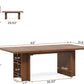 Modern Simple Thickened Wood Executive Desk