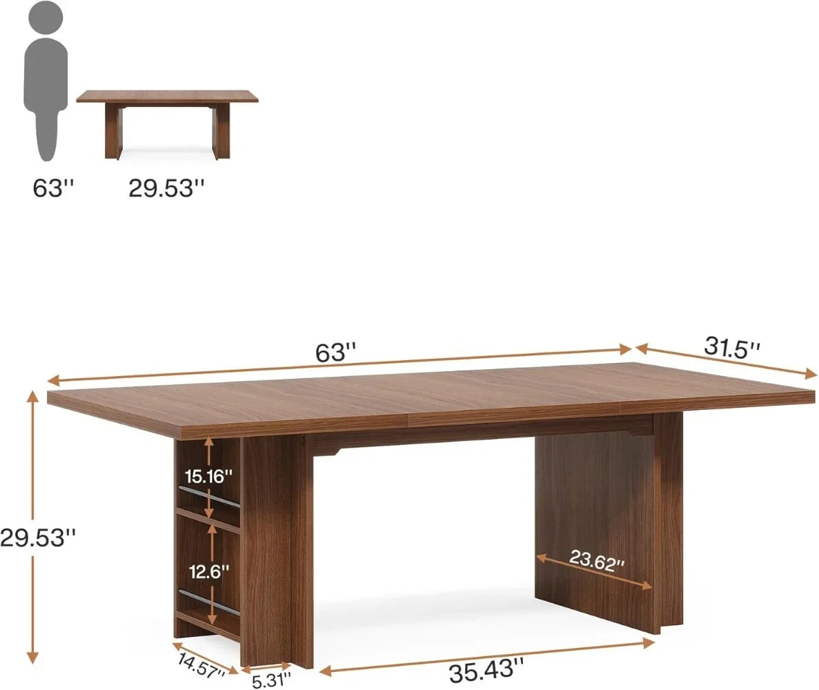 Modern Simple Thickened Wood Executive Desk