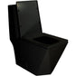 Modern Square Diamond Design Compact One Piece Toilet
