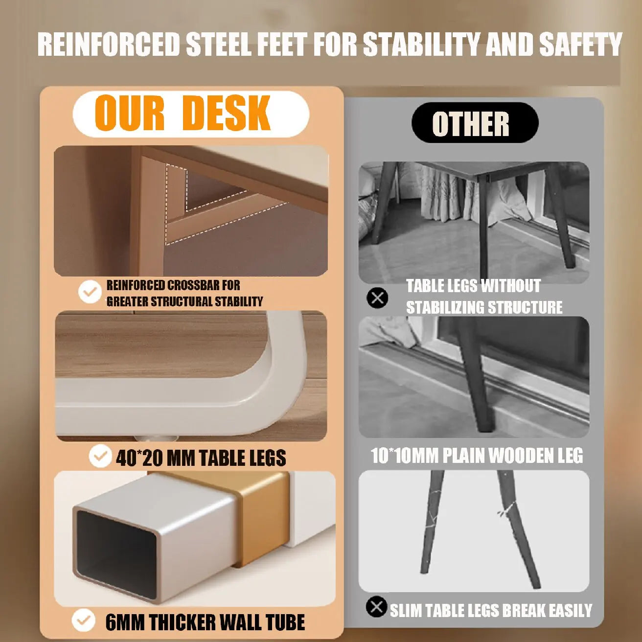Simple Modern Computer Desk