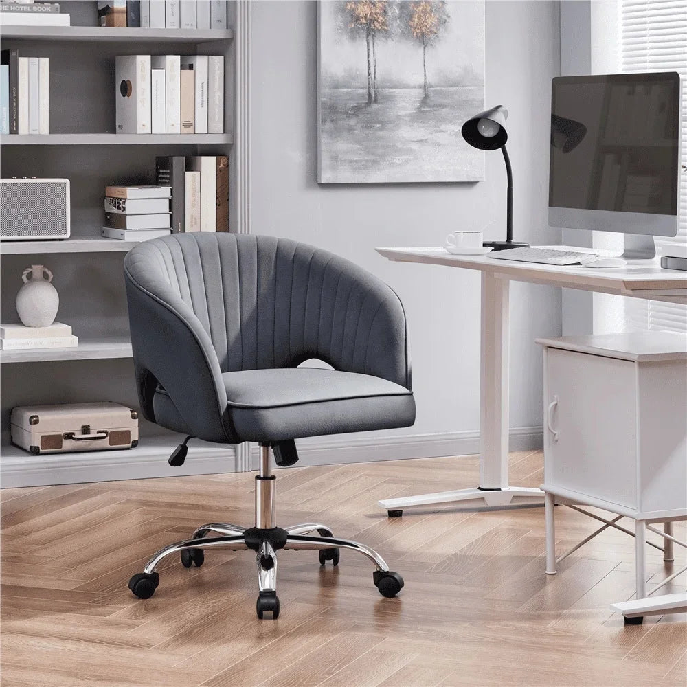 Modern Tufted Velvet Office Chair