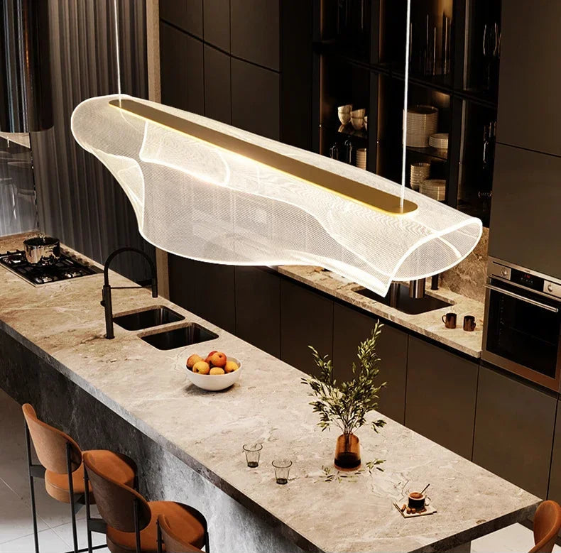 Modern Minimalist  Acrylic LED Chandelier