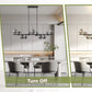 Modern Linear Bubble Chandelier