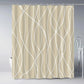 Modern Gradient Stripe Shower Curtain with Hooks
