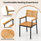 Acacia Wood Dining Table Set