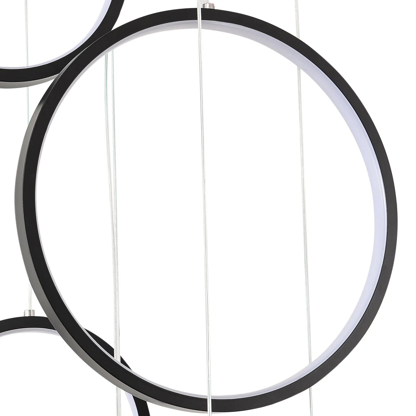 Modern 10 Rings LED Chandelier