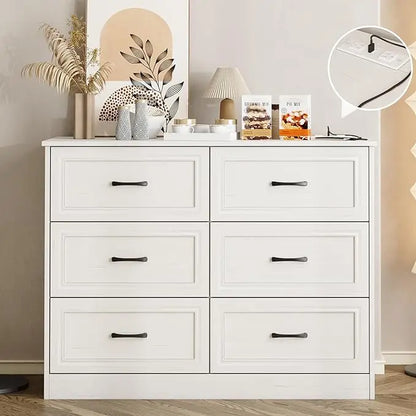 Fameill Dresser with Charging Station
