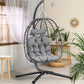 Hanging Egg Chair Stand with Cushions