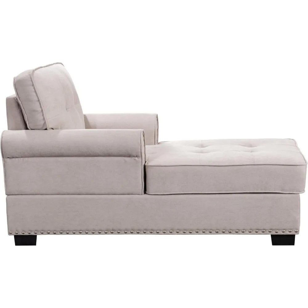 Modern Upholstered Chaise Lounge