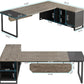 L-Shaped Industrial Executive Desk