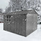 Metal Garden Sheds with Window and  Lockable Doors