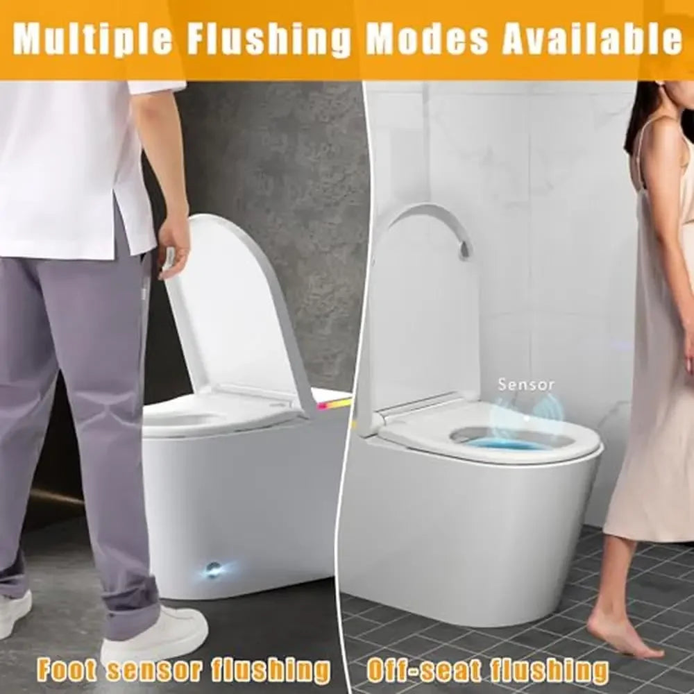 LW Smart Toilet with Foot Sensor Flush and Heated Seat