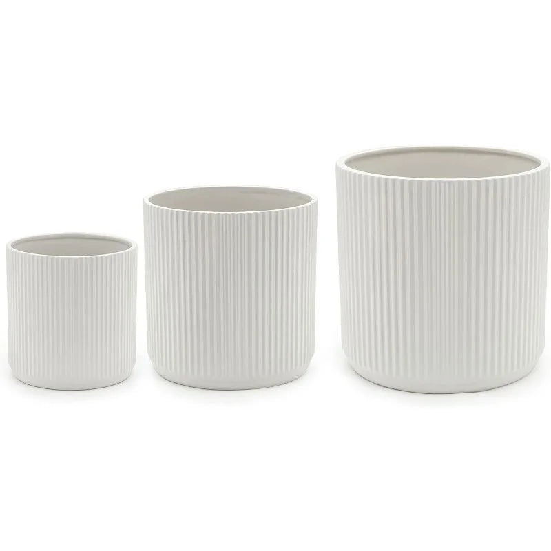 Modern Ceramic Planter Set