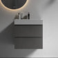 Minimalist Modern Sleek Wall Mounted Vanity with Sink