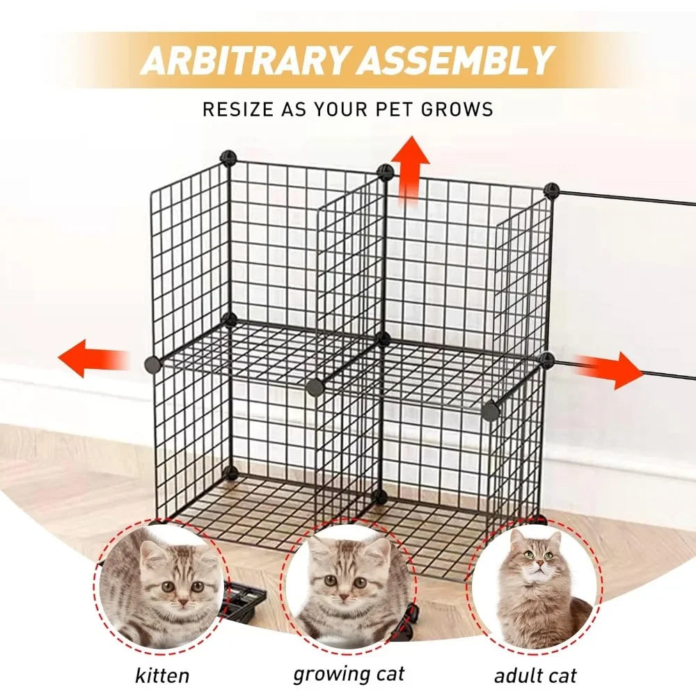 Cat Kennel Villa Playpen