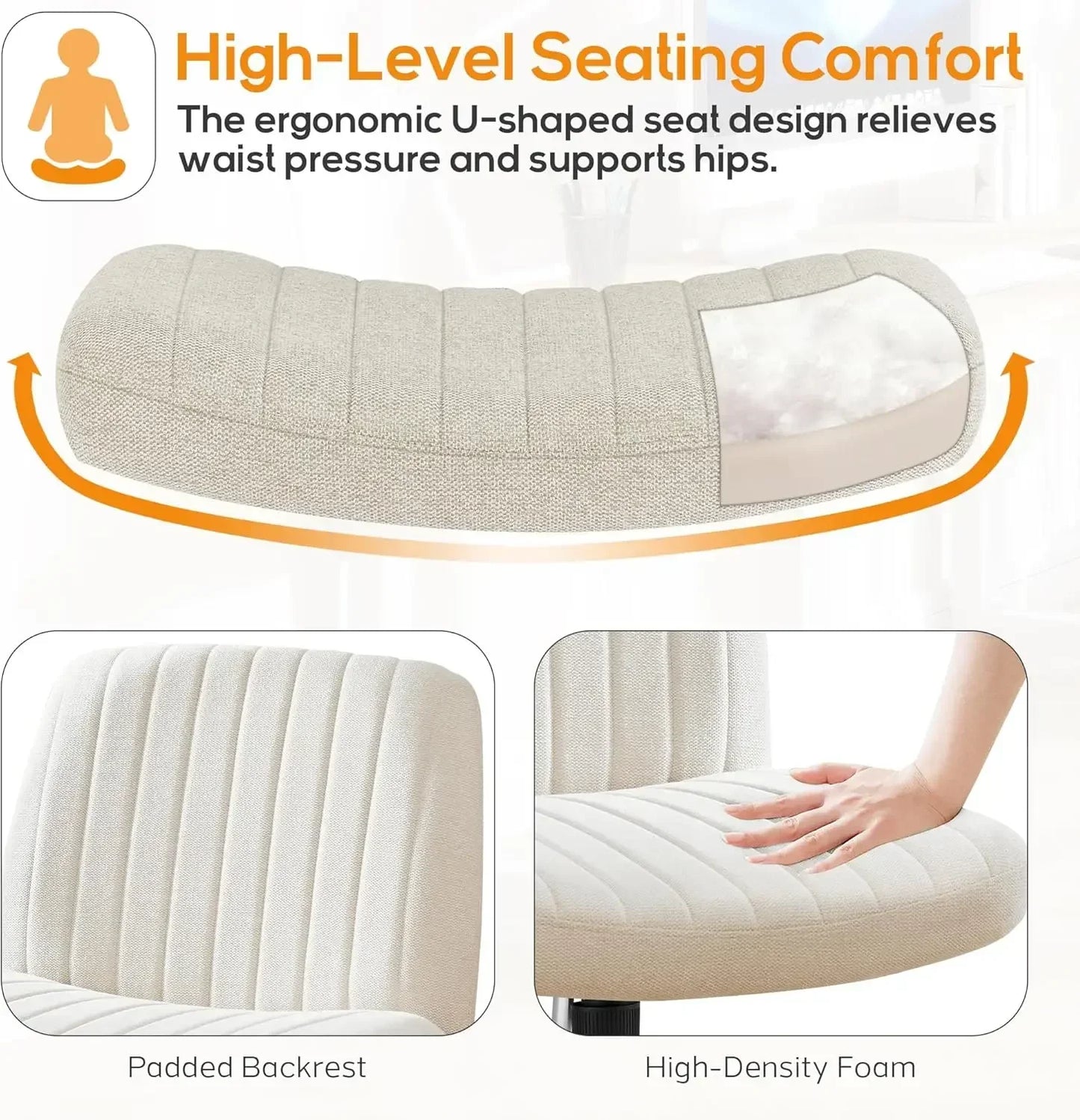 Minimalist Criss Cross Office Chair