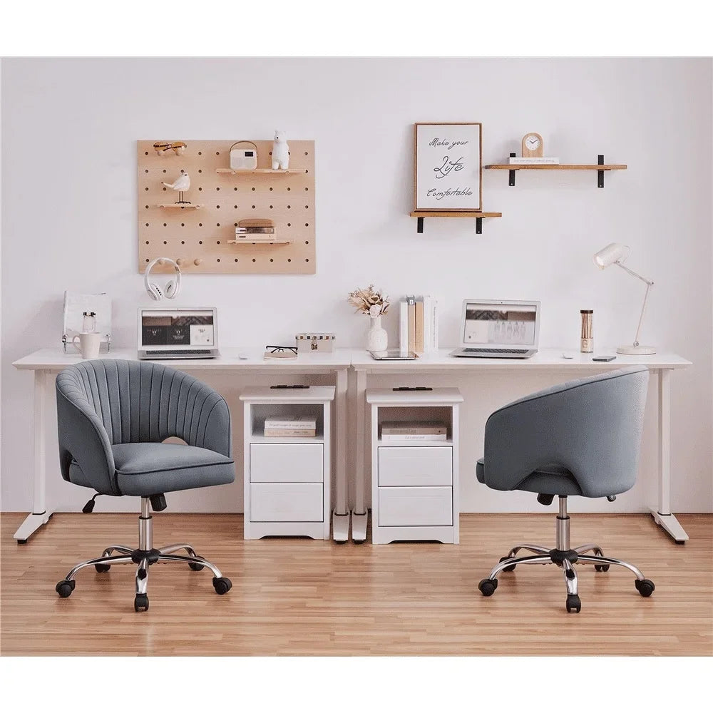 Modern Tufted Velvet Office Chair