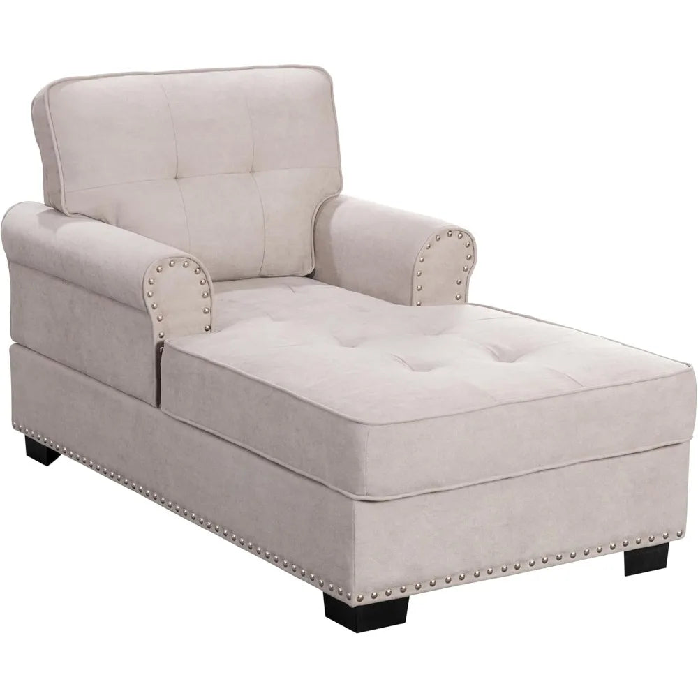 Modern Upholstered Chaise Lounge