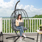 Hanging Egg Chair Stand with Cushions
