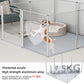 Transparent Acrylic Dog Playpen with Waterproof Pad