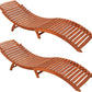 Acacia Wood Chaise Lounge