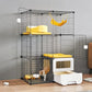 Cat Cage with Litter Box