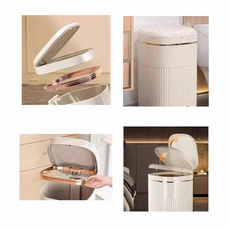 Modern Minimalist Foot Pedal Waste Bin