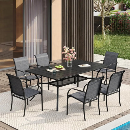 Rectangle Patio Table Set