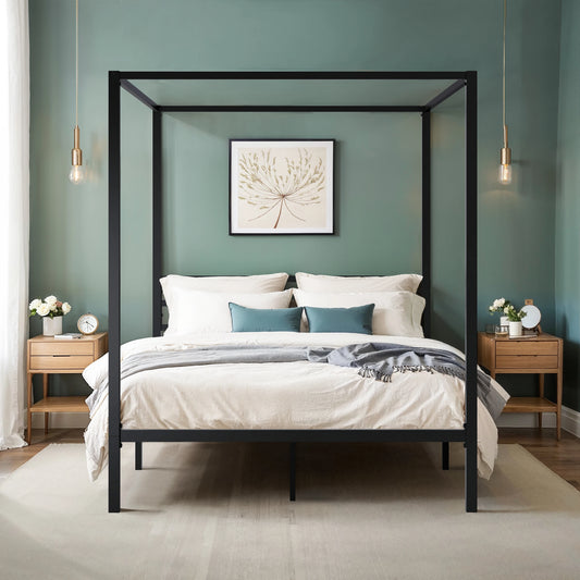 Modern Canopy Bed Frame