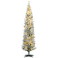 Slim Pencil Artificial Christmas Tree with LED Light
