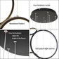 Modern 10 Rings LED Chandelier