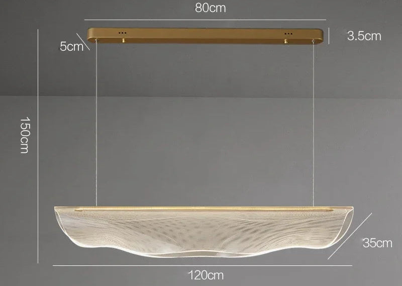 Modern Minimalist  Acrylic LED Chandelier