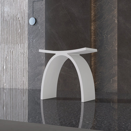 Minimalist Arched Shower Stool